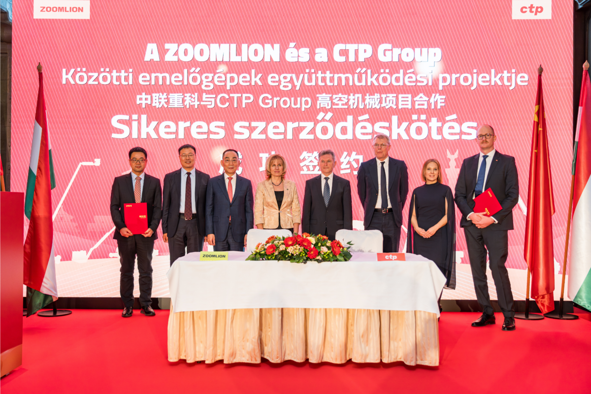 A ZOOMLION a CTP-t választotta magyarországi partnereként