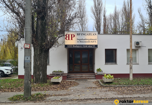 Kiadó raktár Bp Ingatlan Kft