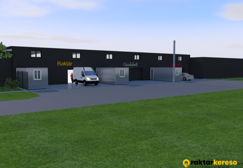 Kiadó raktár Gödöllői út VÁC 1,2 Ha ipari területen kb 3000 m2 raktár és iroda kiadó / eladó